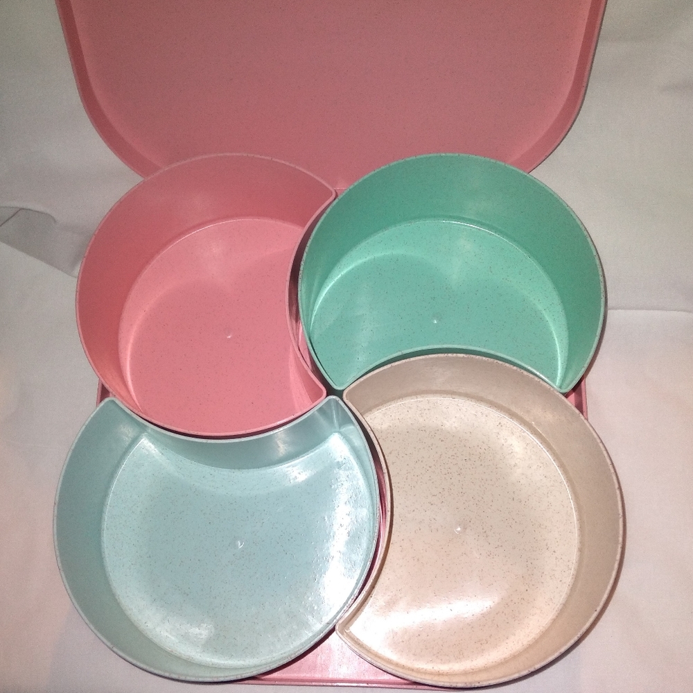 Pink Divided Serving Box - Picture 9 of 14